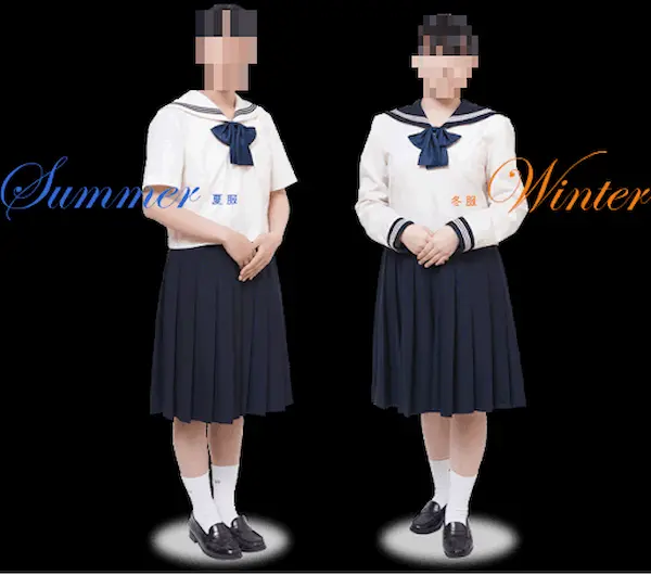 博多女子高校の女子制服の特徴