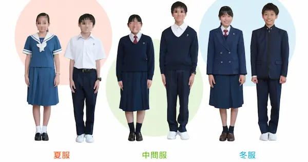 熊本学園大学付属高等学校・中学校　制服