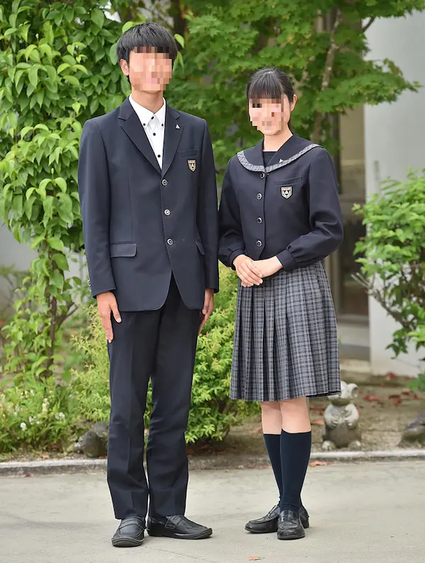 八女学院高校　冬制服