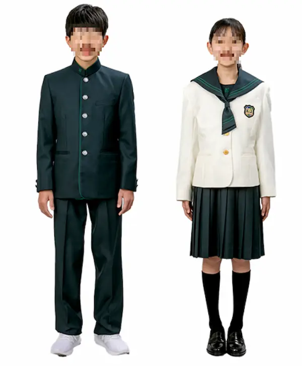 西南学院中学校　冬服